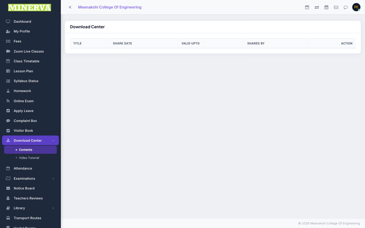 Download Center page